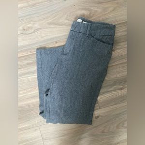 Cropped Gray Work Pants